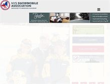 Tablet Screenshot of nysnowmobiler.com